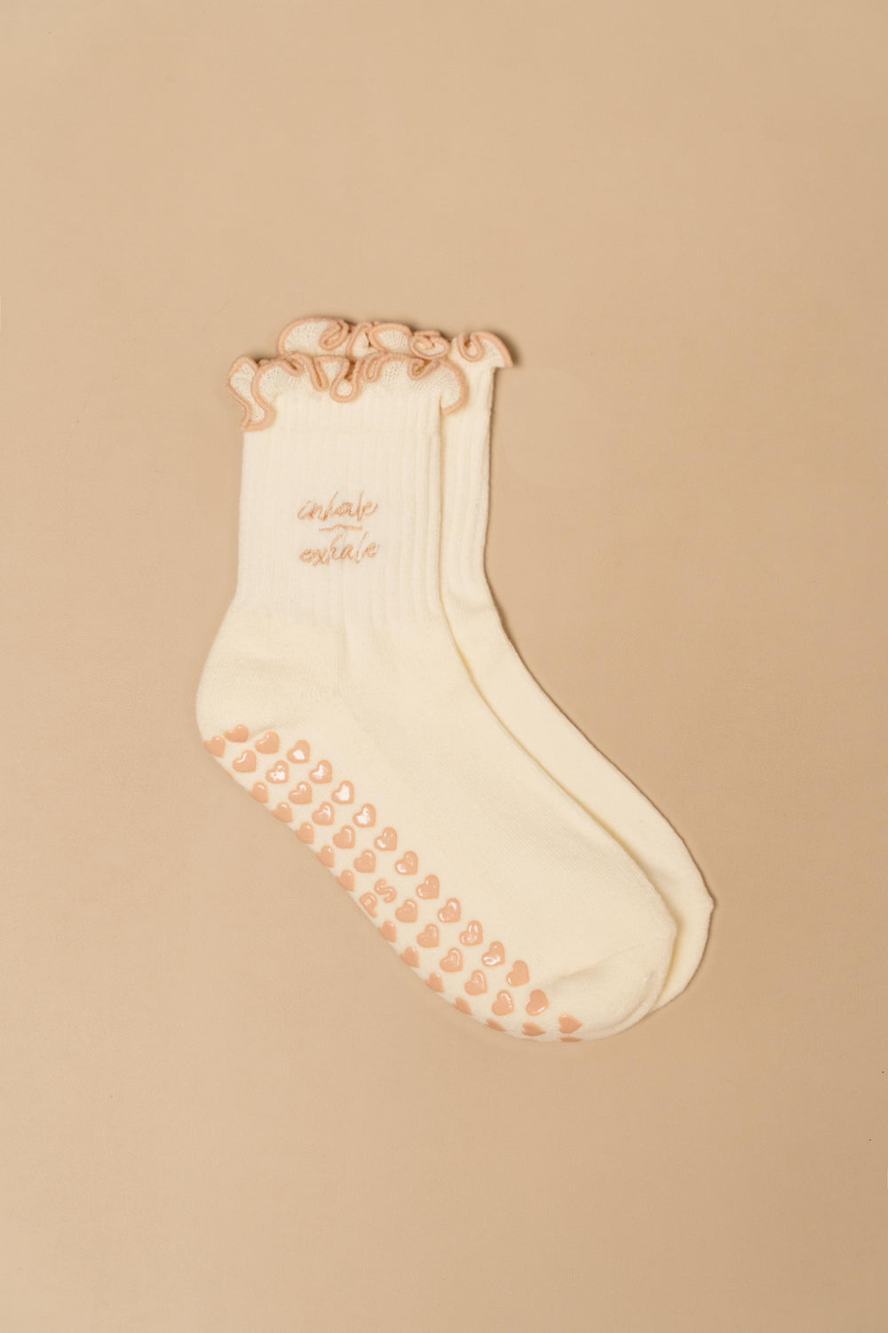 Everyday studio grip socks - inhale/exhale