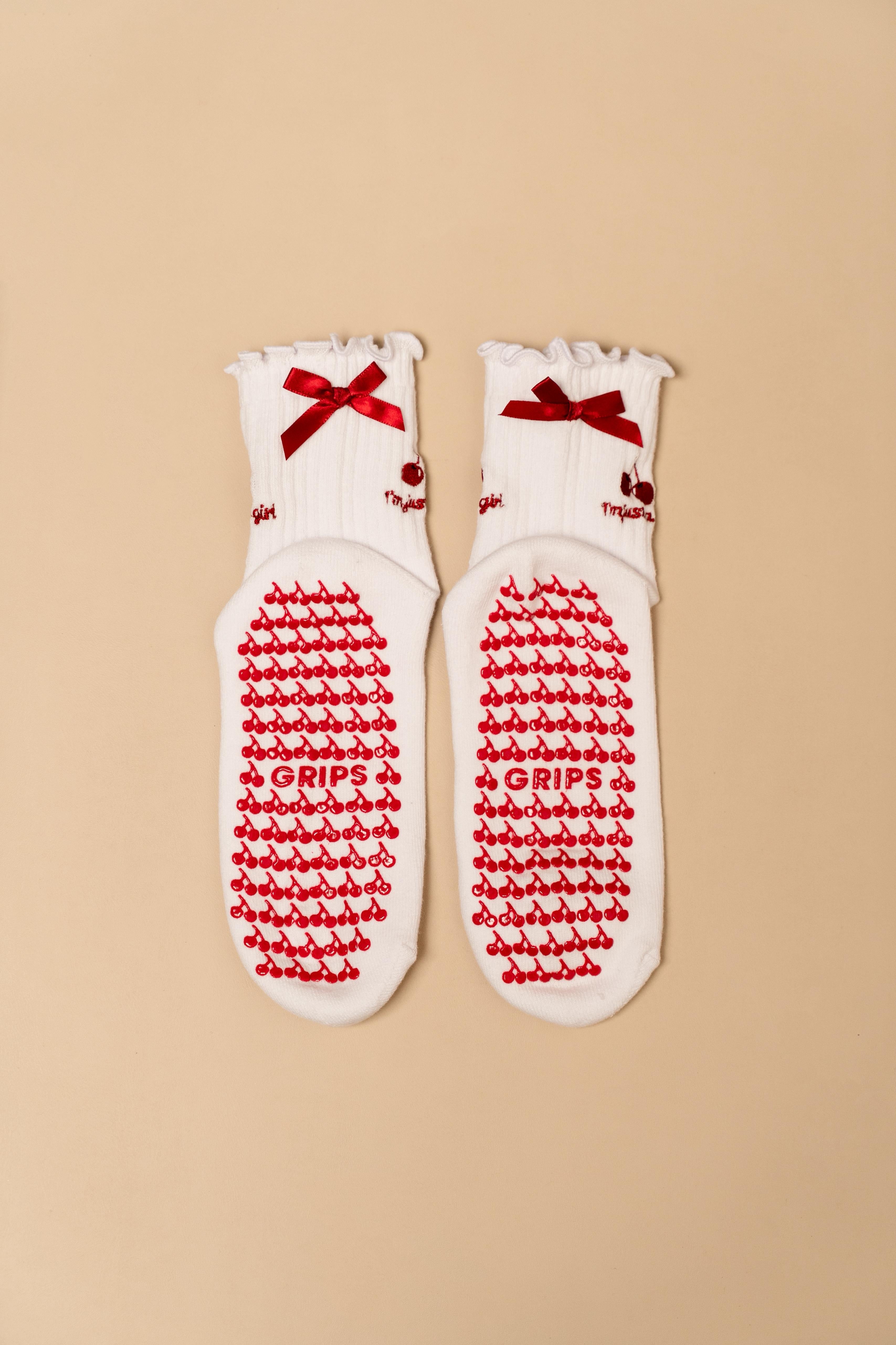 Everyday studio grip socks -  I’m just a girl